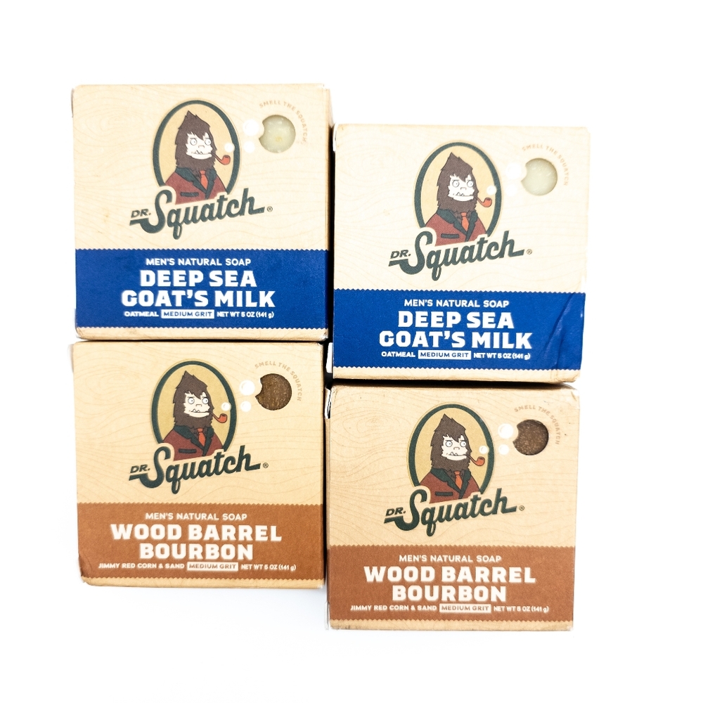 Dr. Squatch Men's Natural Soap - Set Of Four